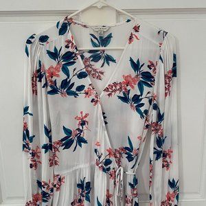 Lucky Brand wrap blouse, S